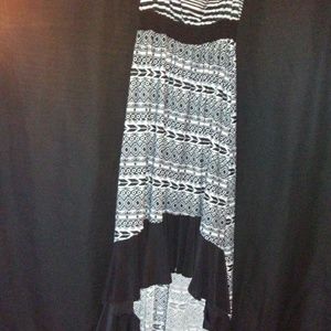 5th Love strapless high-low dressa